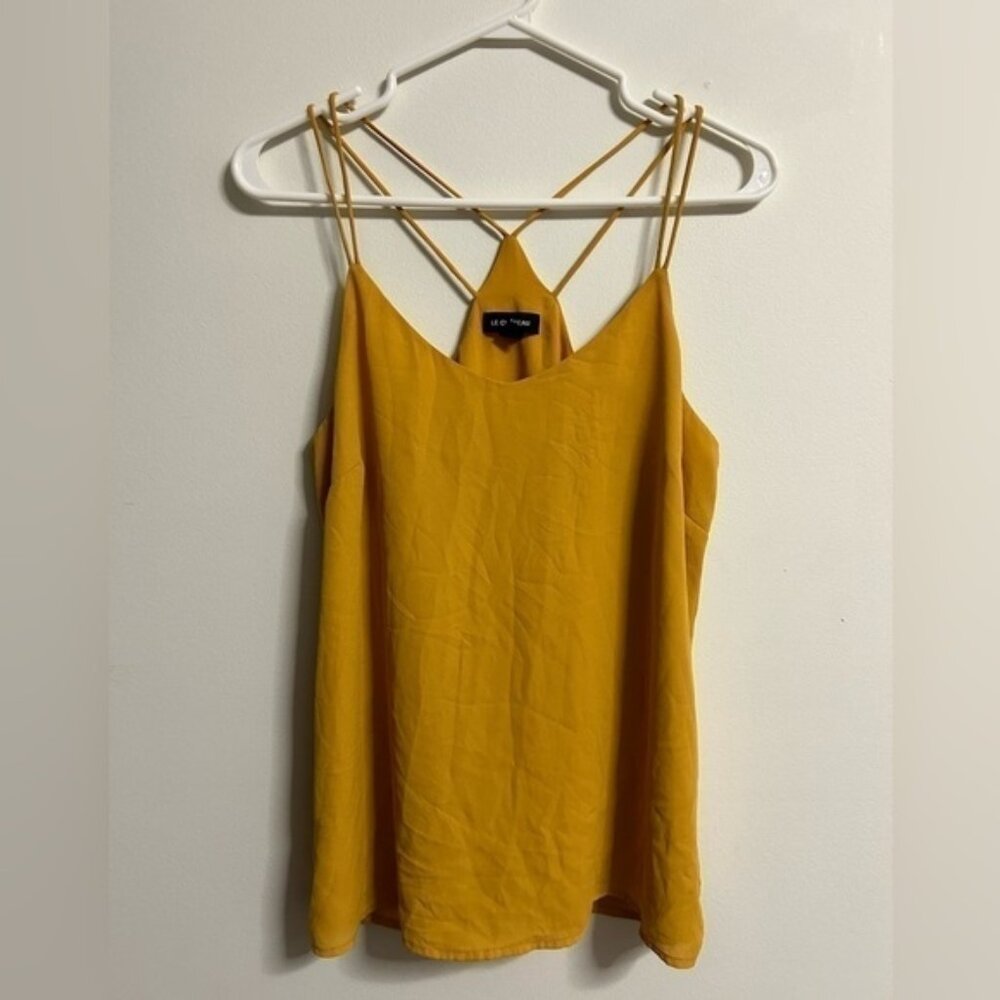Le Chateau Yellow Camisole Tank